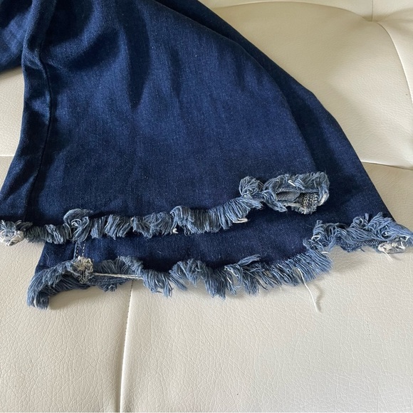 KanCan women’s High Rise Flared Jeans estilo distressed size 5/26 raw hem - Picture 9 of 12